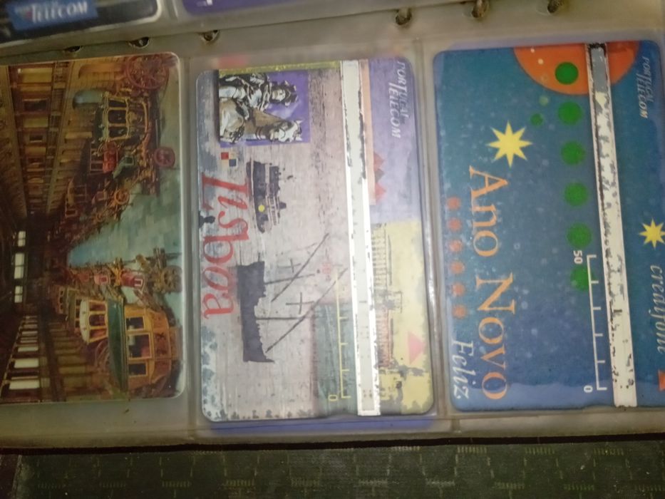 100 cartões da telecom antigo