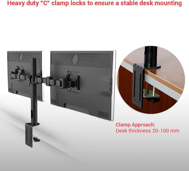 Uchwyt na monitor fleximounts D1D