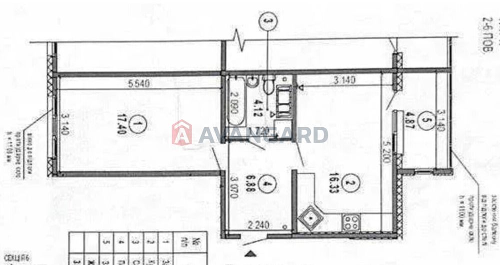 1-кімнатна квартира за адресою (площа 49 м²) - Atlanta.ua - фото 9