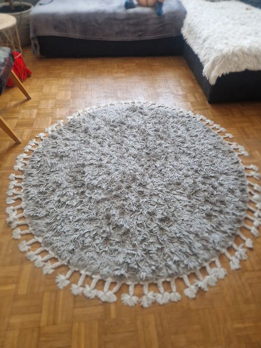 Dywan okrągły Shaggy