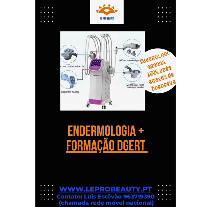 Endermologia + Garantia 1 ano + Curso Formação