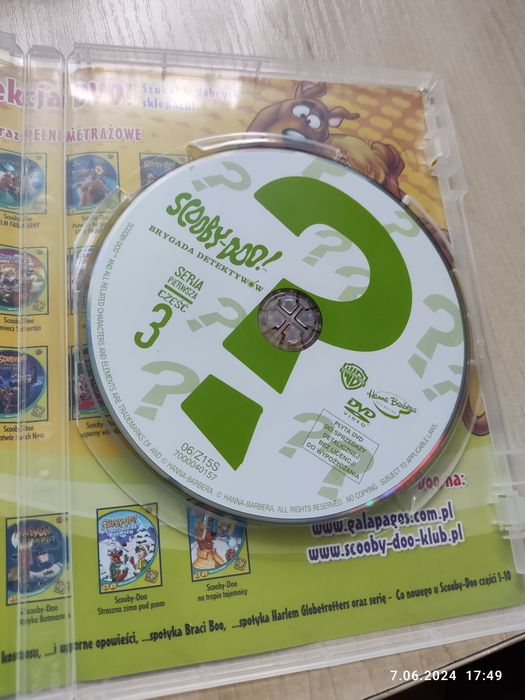 DVD Scooby-Doo brygada detektywow seria 1 część 3