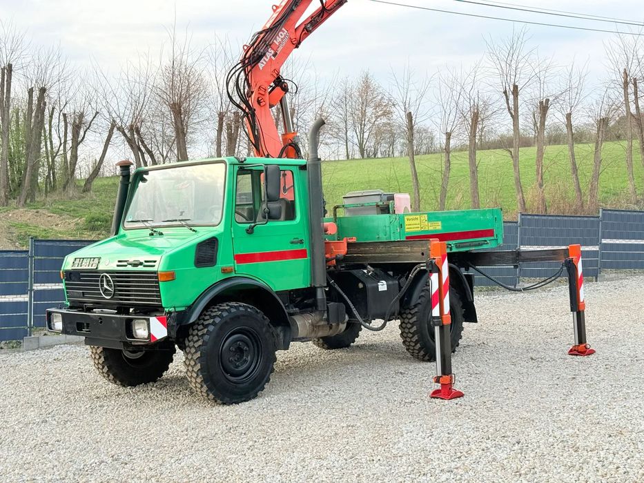 Mercedes-Benz * Mercedes Unimog U 1450 * HDS Atlas 140  * Specjalny * Energetyka * 78.000 km * Bardzo Dobry Stan