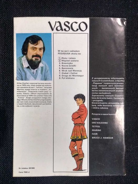 Dobry komiks - Vasco Więzień szatana (wyd. I)(S204)