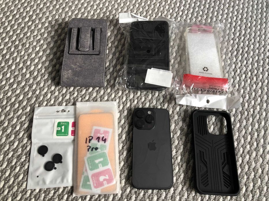 iPhone 14 Pro 256 GB Czarny + akcesoria