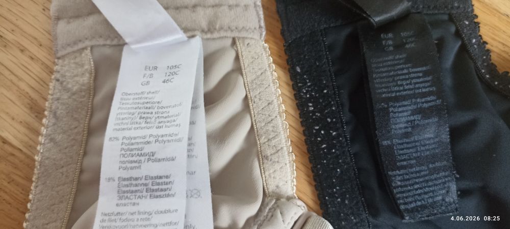 Dwa duże biustonosze Bonprix 105C