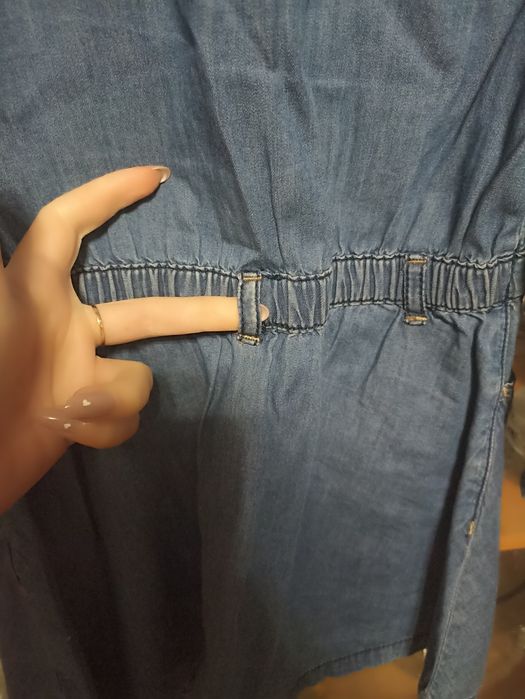 Сукня з деніму для дівчинки