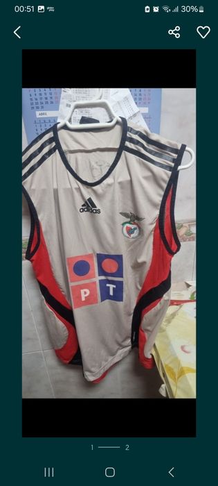 Camisola de  treino do benfica