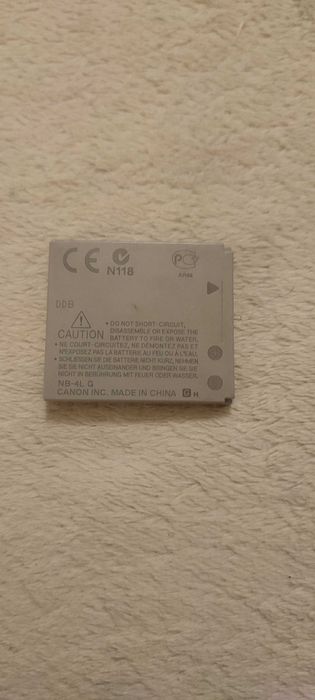 Baterias para máquina fotográfica canon