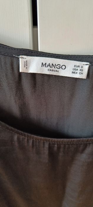 Bluzka Mango rozmiar S czarna na ramiączkach
