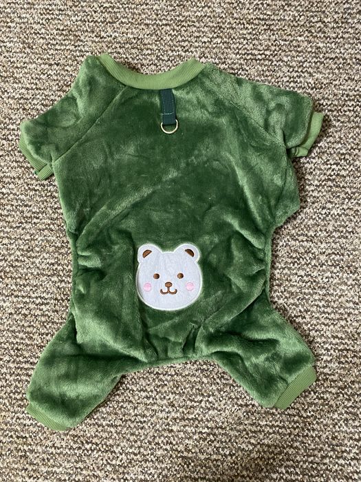 Комбінезон для собак зелений