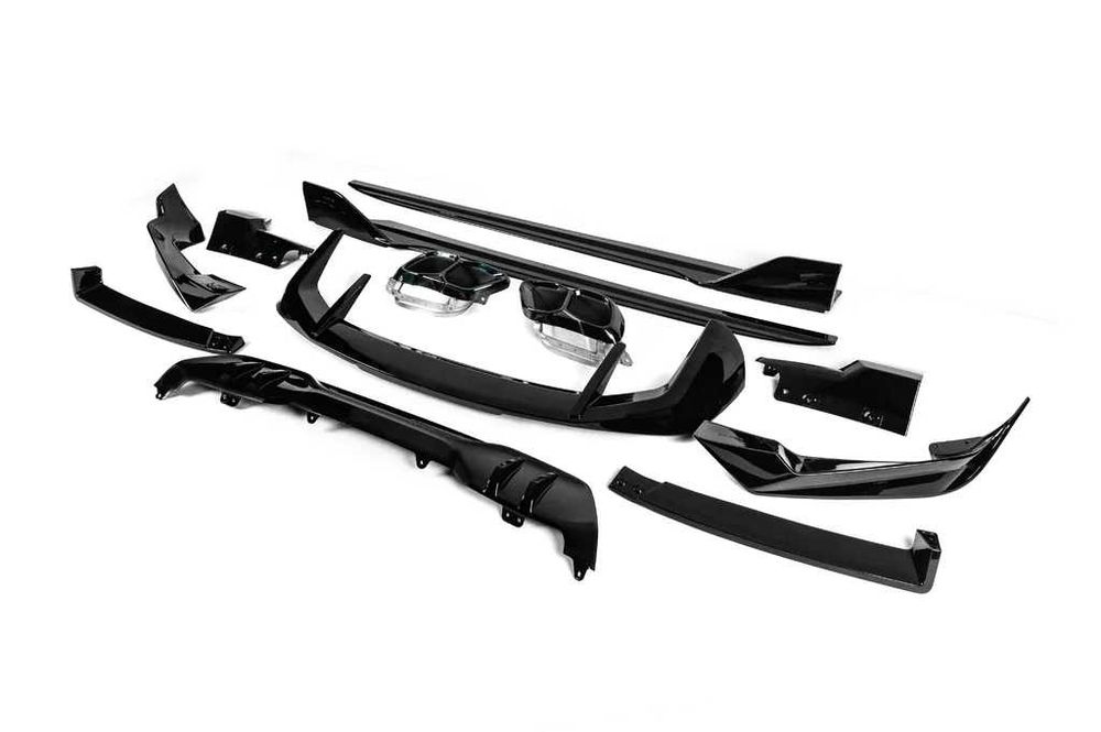 Обвес BMW X5 G05 Paradigma LCI бмв х5 г05 2022+ Дифузор Насадки Губа