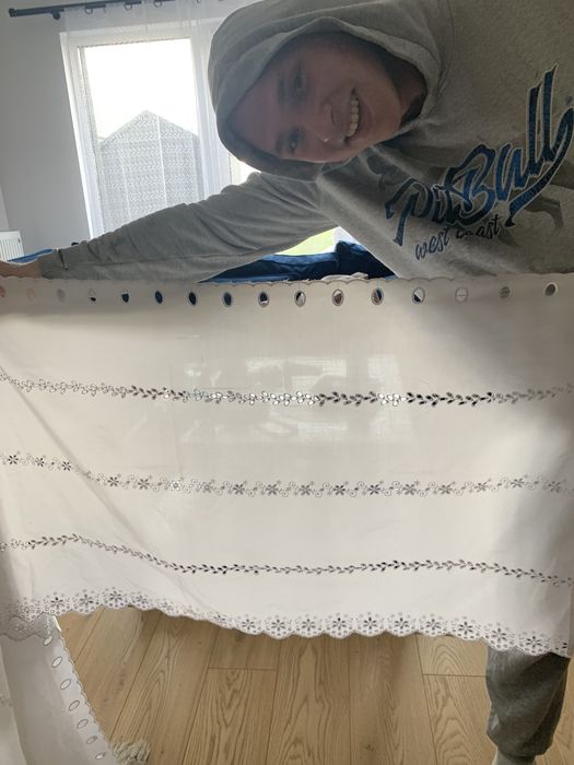 Zazdrosna firanka z halftem 63x250 cm