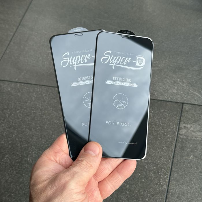 Защитное стекло iPhone 11, XR Super D. Захисне скло айфон 11, Хр