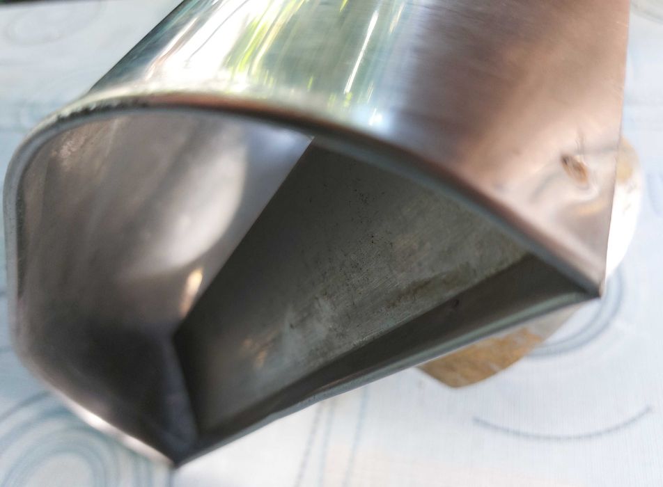 Chapéu fachada em inox