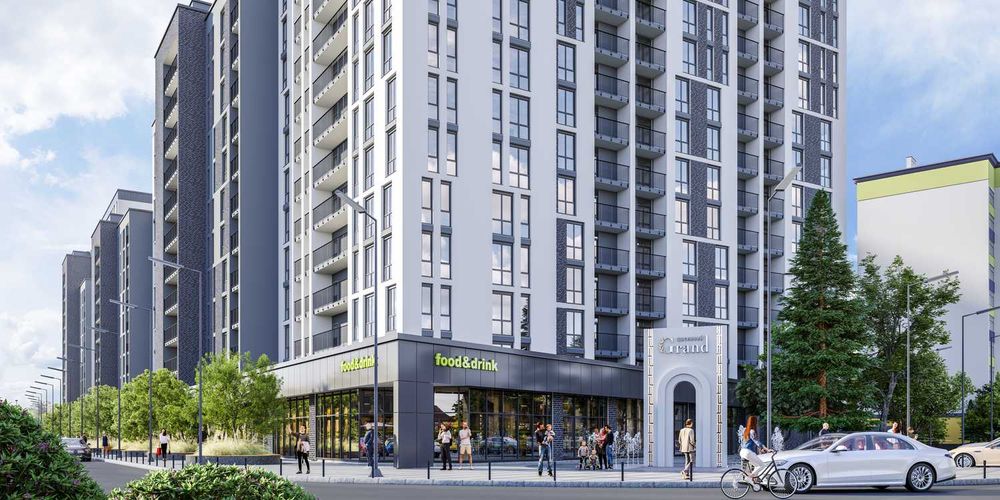 Квартира 40.81 м2. Новий ЖК з власним ТЦ. Розтермінування від 30%