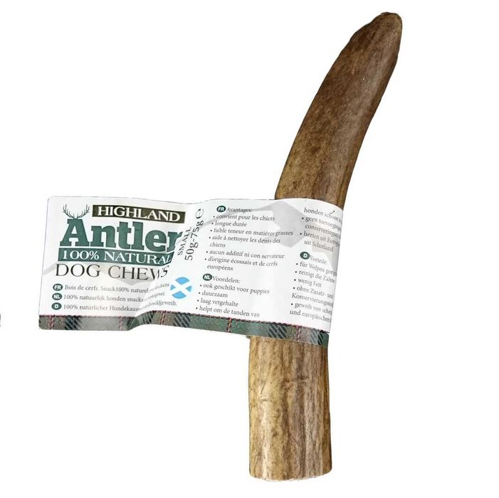 NOVO - Haste de Veado 100% Natural, ANTLER Snack, snack para cão