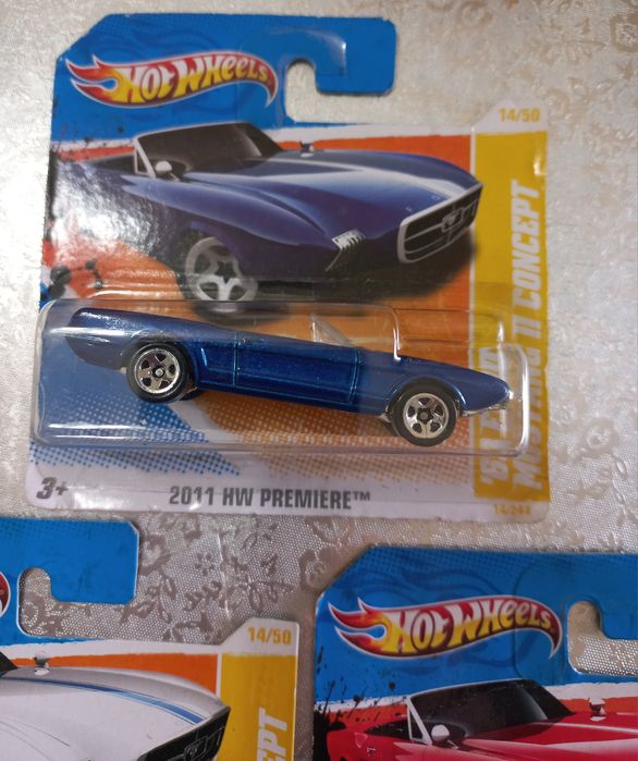 Hot Wheels - Pack 3 - 63 Ford Mustang II Concept
