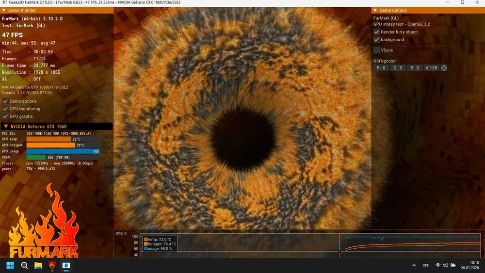 Asus Strix GL502V i7-7700HQ/24 GB DDR4/500 GB SSD/GTX1060/3 GB