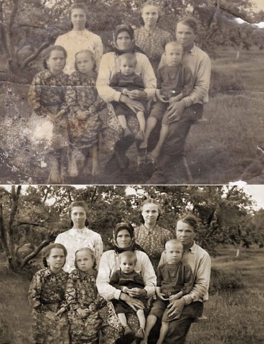 Реставрація старих фото, друк, ламінування