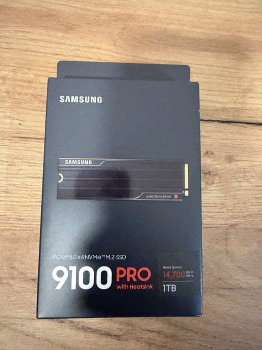 Жорсткий диск SSD накопичувач Samsung 9100 PRO 1 TB with Heatsink (MZ-VAP1T0CW)