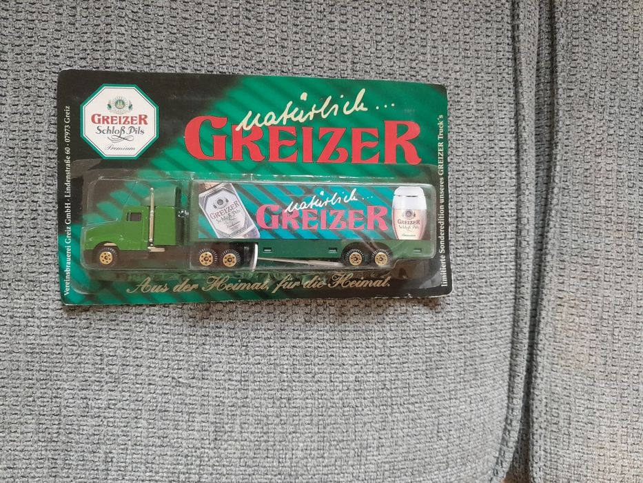 Zabawkowa amerykańskia ciężarówka kolekcjonerska