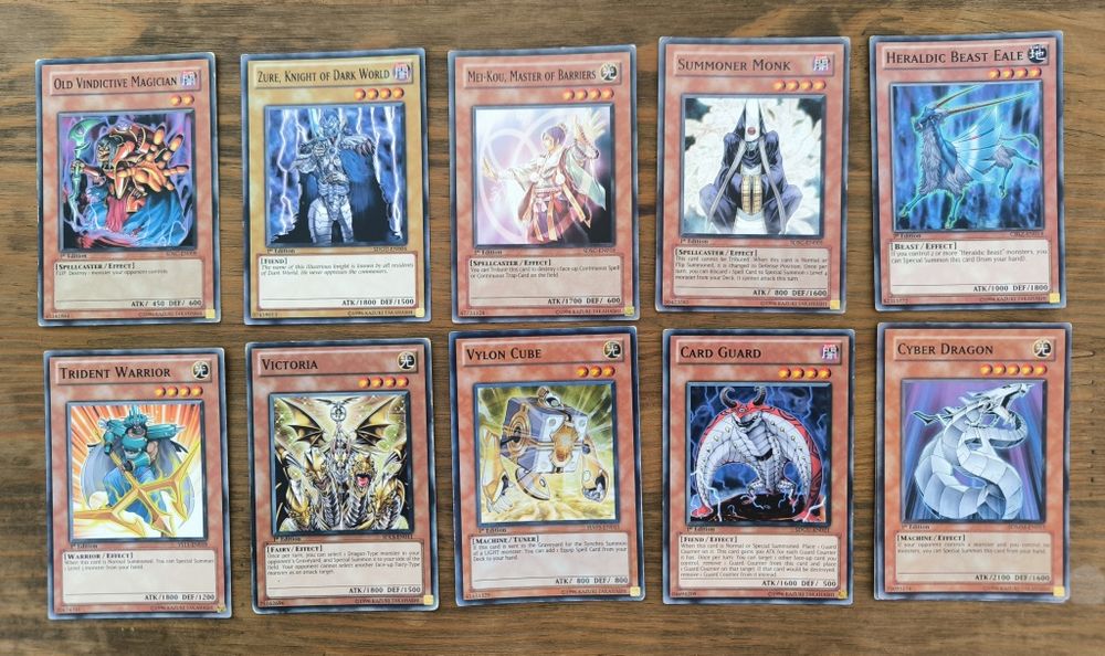 Cartas Konami Yu Gi Oh 1a edição