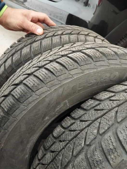 Opony panda zimowe 155/80/13 ładne 3 szt