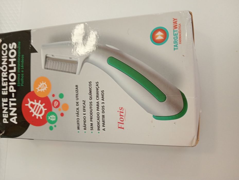 Pente elétrico mata piolhos