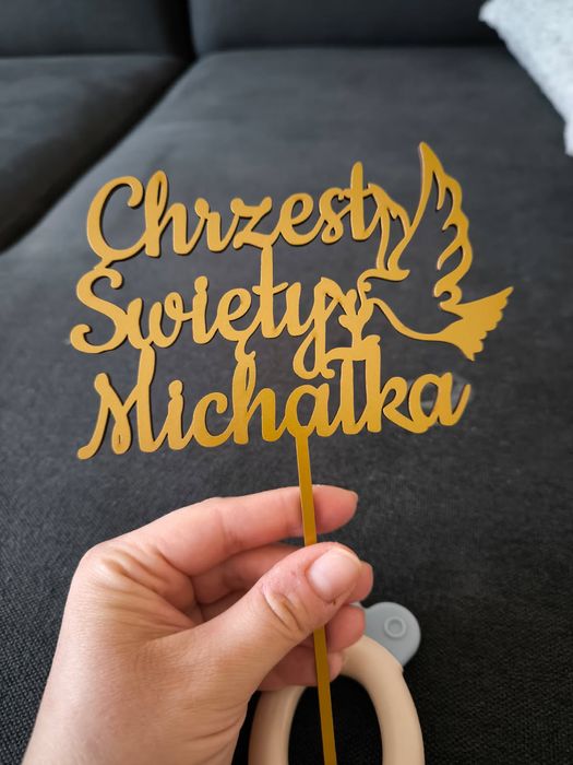 Chrzest święty Michałka banner i topper
