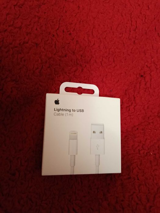 Apple Kabel Lightning do USB 1m Oryginalny Nowy | iPhone iPad | CarPlay