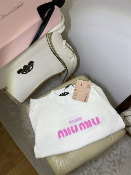 Кофтинка miu miu, светер miu , светер миу миу, поло кофта