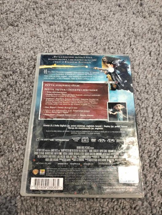 Harry Potter i Insygnia śmierci część 1 2xDVD