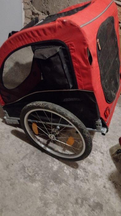 Przyczepka rowerowa dla psa