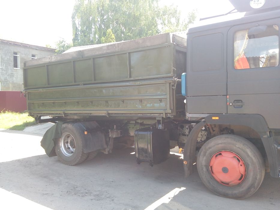 Ман самосвал з прицепом самосвалом