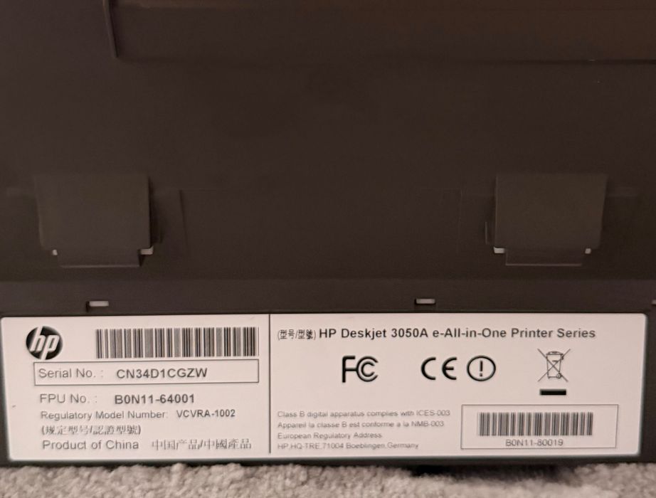 Vendo impressora HP Deskjet 3050A em bom estado