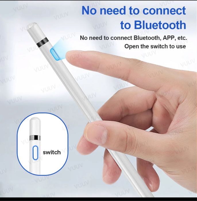 Stylus Pen Сенсорная ручка белая для планшета/телефона