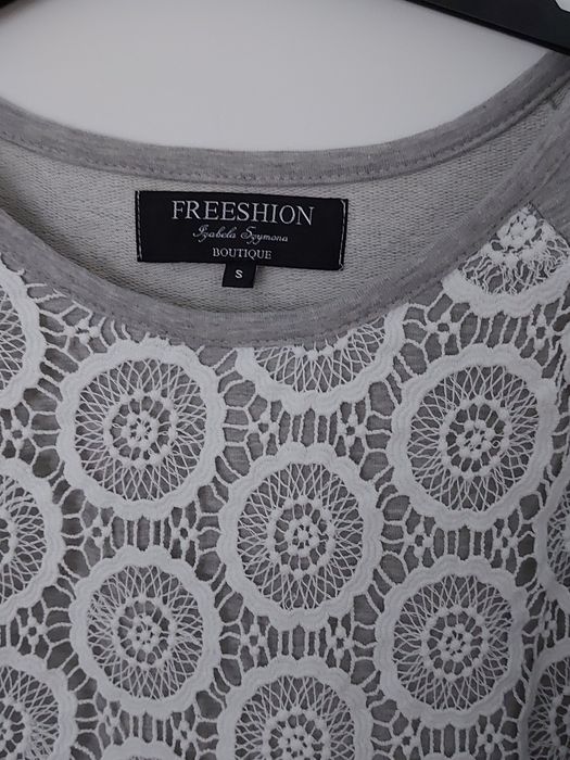 Sukienka damska dresowa z koronką roz. S