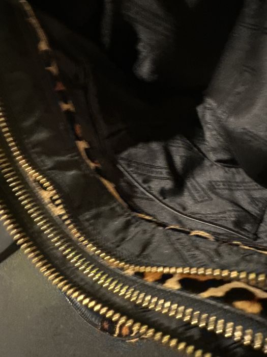 Кожанная сумка Каren Millen,Италия,в гикарном леопардовом принте