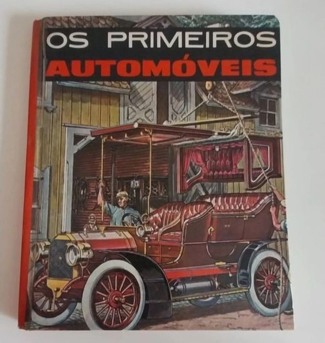 Livro antigo Os primeiros automóveis da Verbo