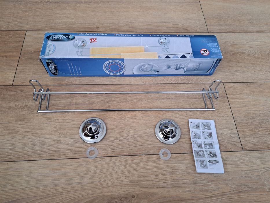 Wieszak na ręczniki Everloc 50 cm chrom