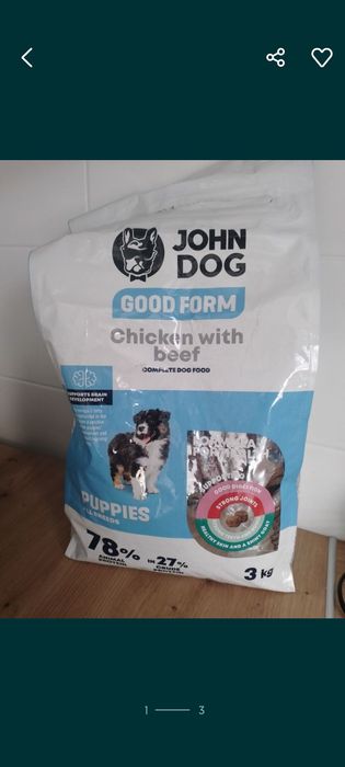 Karma John dog dla szczeniąt