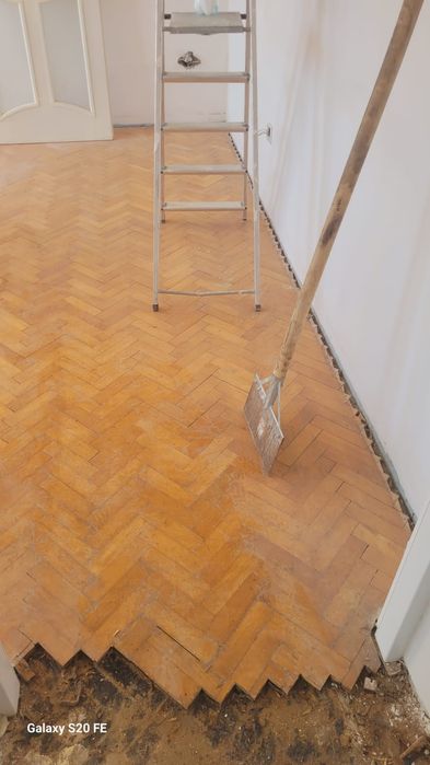 Demontaż parkietu usuwanie Subitu kleju utylizacja super cena