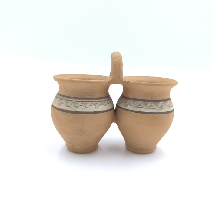 Łysa Góra Ceramika Ozdoba Dwojak Przyprawnik Solniczka