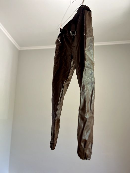 Елегантні жіночі штани коричневого кольору