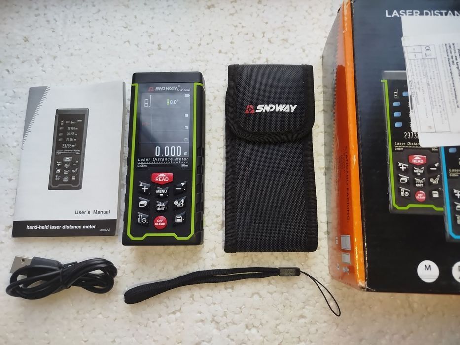 Лазерная рулетки Sndway с видеокамерой