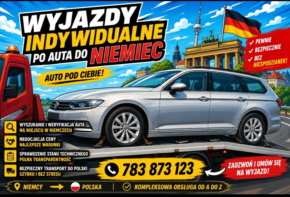 Indywidualne wyjazdy po auta do Niemiec