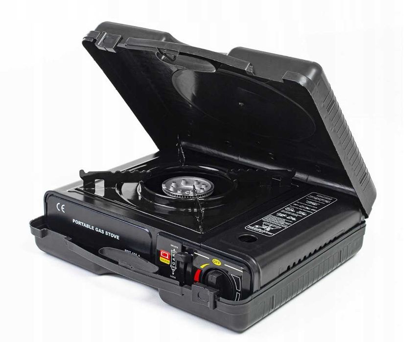 KUCHENKA TURYSTYCZNA gazowa przenośna + 2 SZTUKI KARTUSZ gaz walizka