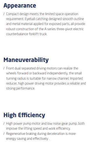 CPDS 18 – AD5 / 5000 Empilhador 1800kgs x 5mts altura  novo