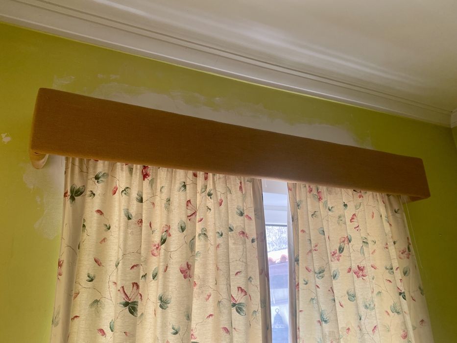 Sanefas forradas a tecido